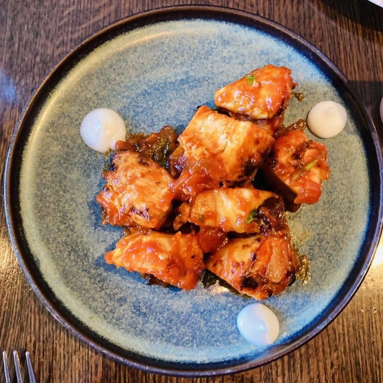 Delicious Roasted Chicken and Indian Cuisine